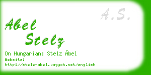 abel stelz business card